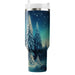 Winter Snowy Pine Forest  Insulated Tumblers