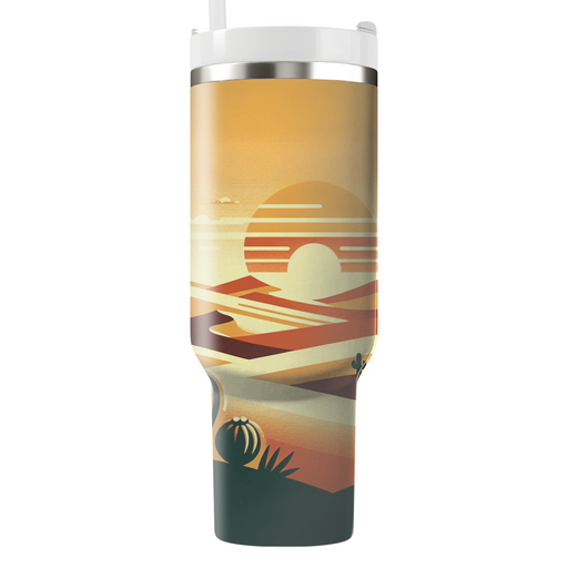 Sun-kissed Desert Scenes Unique Tumblers