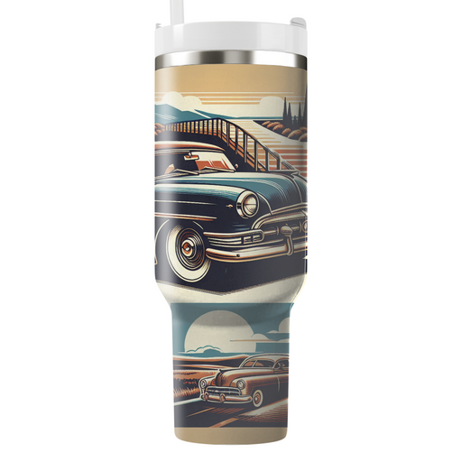 Vintage Travel Road Trip  Custom Tumblers