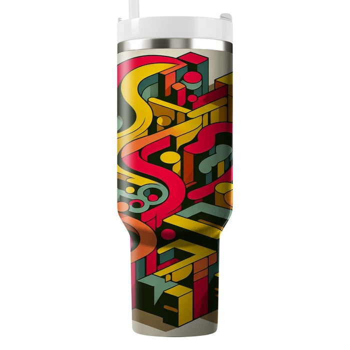 Urban Graffiti Art  Decorative Tumblers