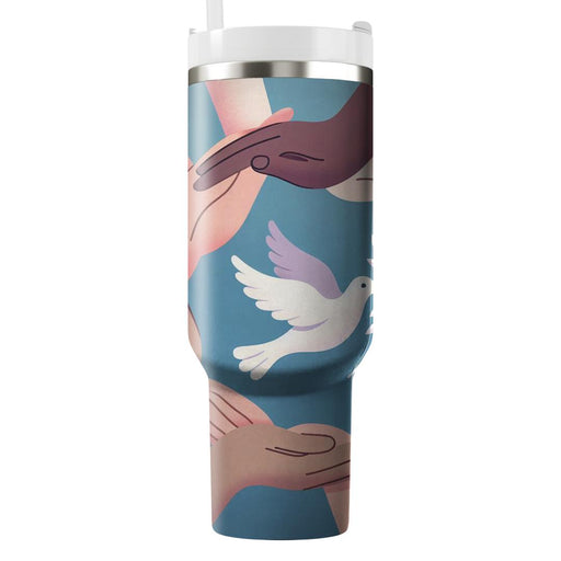 Unity In Diversity - International Day Of Peace  Custom Tumblers