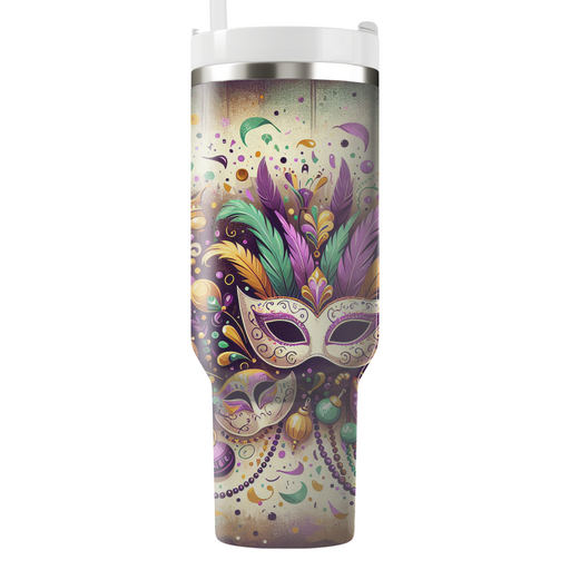 Vintage Carnival - A Whimsical Mardi Gras  Personalized Tumblers