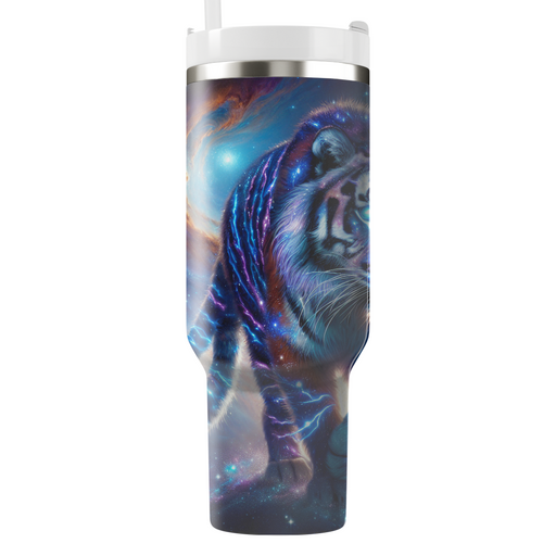 Galactic Tiger Streak  Tumblers With Lids