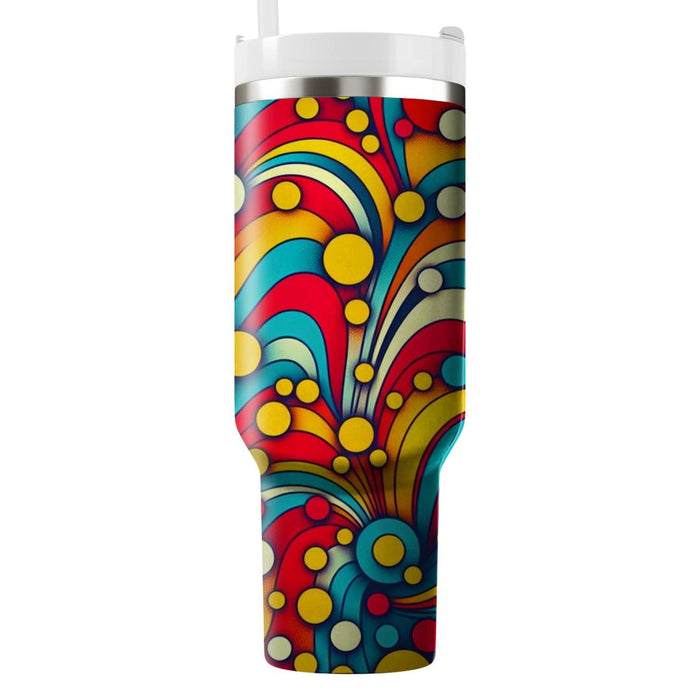 Retro Polka Dance  Decorative Tumblers