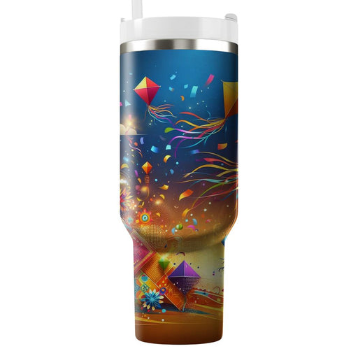 Whirlwind Of Celebrations - A Festival Fusion  Custom Tumblers