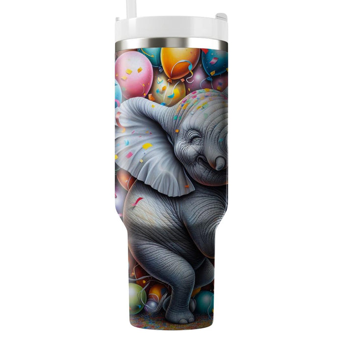 Whimsical Elephant Party  Custom Tumblers