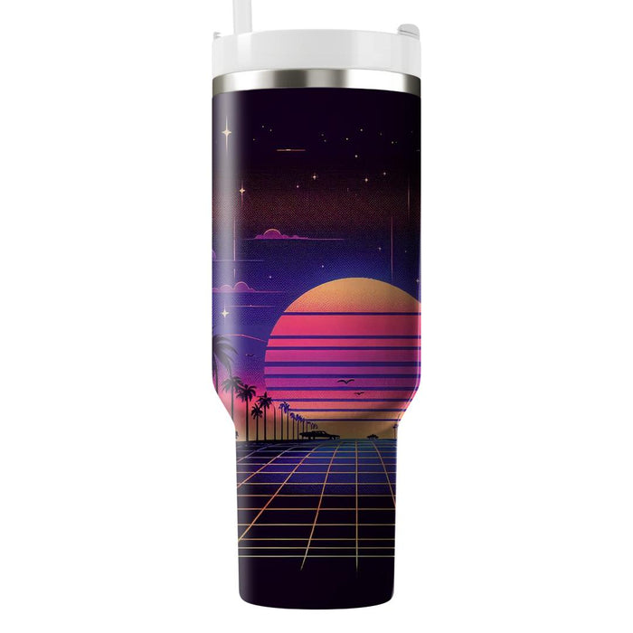 Synthwave Escape  Decorative Tumblers