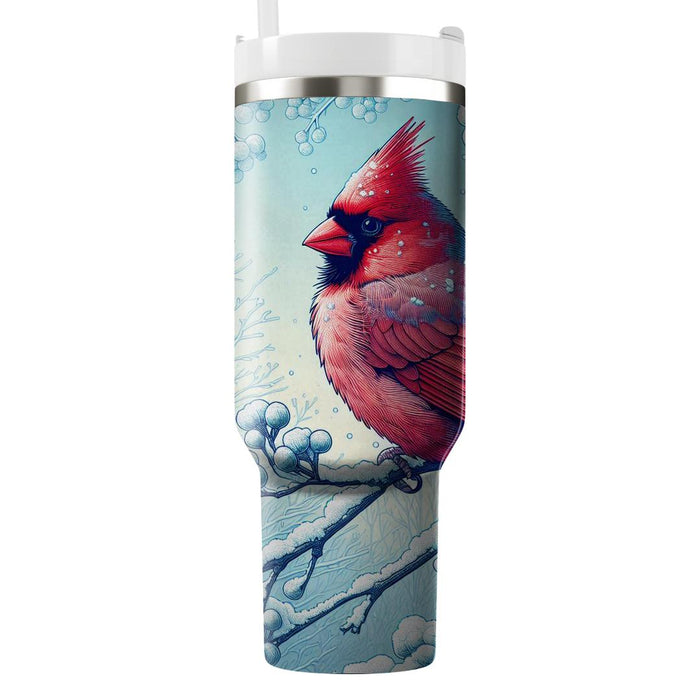 Winter Cardinal Chorus  Insulated Tumblers