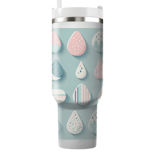 Whimsical Raindrop  Personalized Tumblers