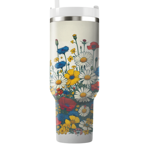 Wildflower Wanderlust  Unique Tumblers