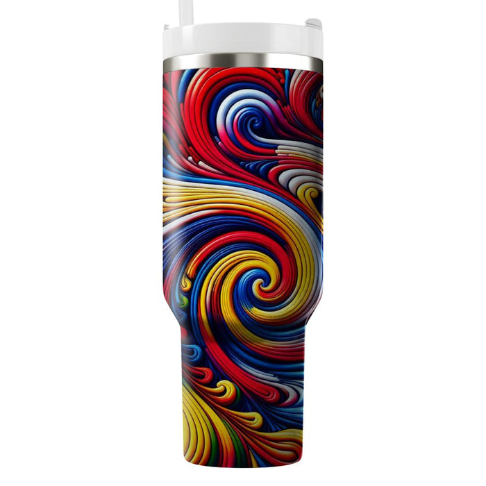 Bright Spirals  Tumblers For Gifts