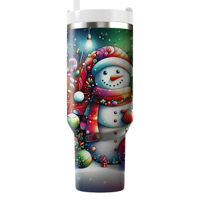 Winter Festive Spirit  Custom Tumblers