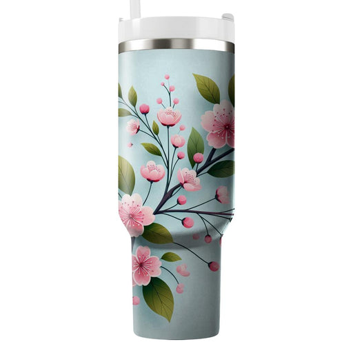 Vibrant Cherry Blossom  Decorative Tumblers