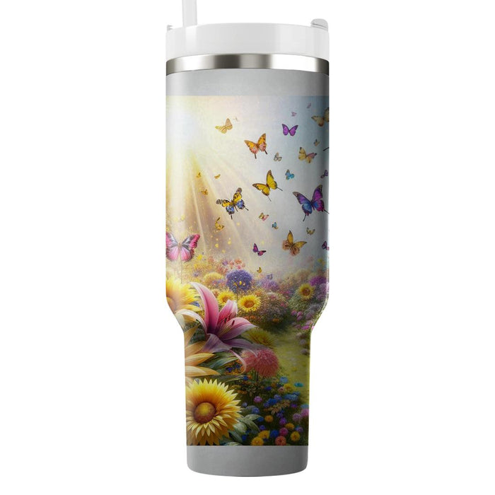 Garden Butterfly Bliss  Custom Tumblers