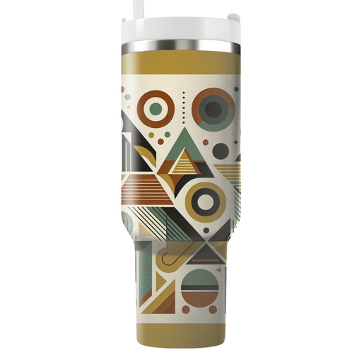 Funky Geometric Dream  Travel Tumblers