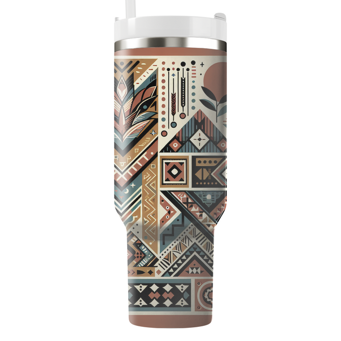 Bold Tribal Prints  Custom Tumblers