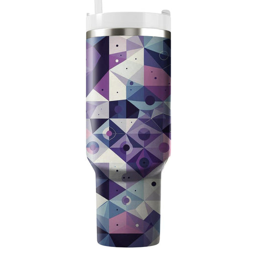 Abstract Polygonal Design  Personalized Tumblers