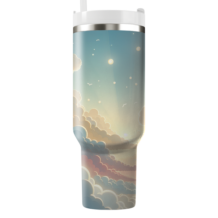 Whimsical Dream Clouds  Custom Tumblers