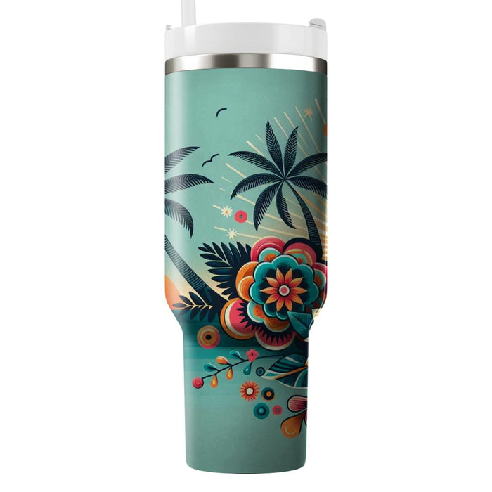 Tropical Retro Dreams  Tumblers For Gifts