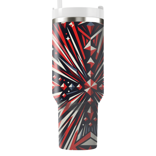 Abstract Diamond Burst Custom Tumblers