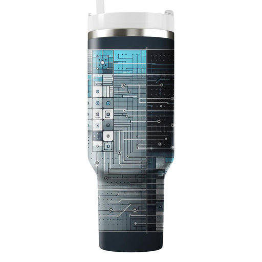 Futuristic Grid Matrix  Tumblers For Gifts