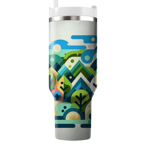 Vibrant Nature Trail  Insulated Tumblers