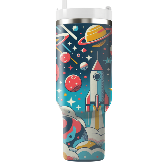 Retro Space Odyssey  Custom Tumblers