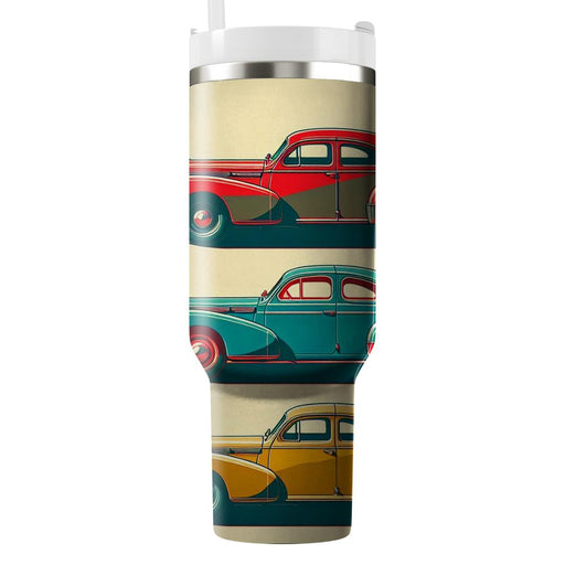 Classic Retro Cars  Unique Tumblers