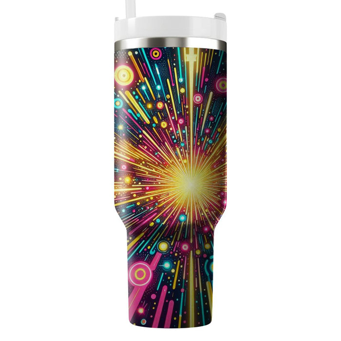 Techno Starburst  Tumbler Cups