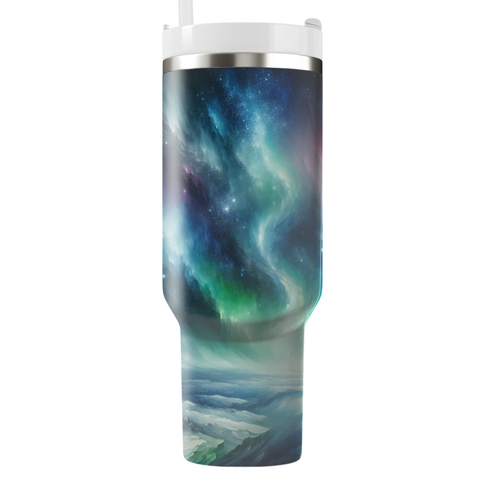 Winter Aurora Dream  Personalized Tumblers