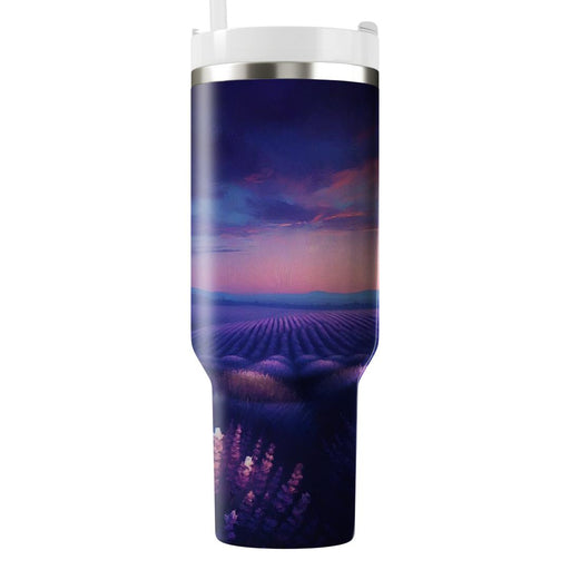 Twilight Lavender Meadow  Tumbler Cups