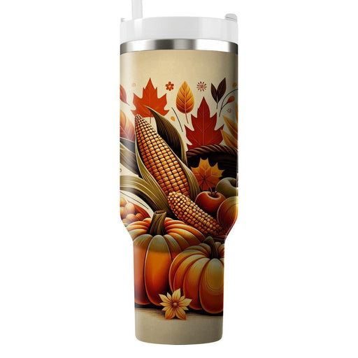 Bountiful Harvest - Thanksgiving  Custom Tumblers