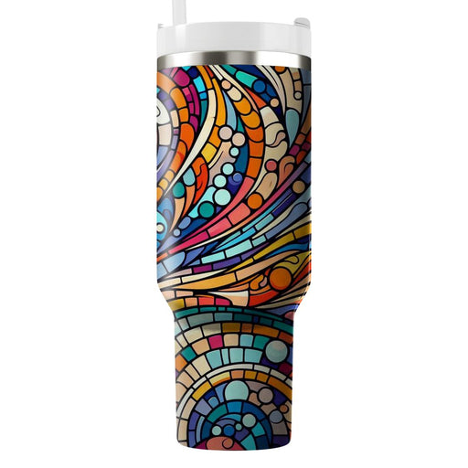 Dynamic Mosaic Tile  Decorative Tumblers