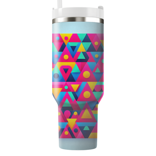 Vibrant Funky Triangles  Unique Tumblers