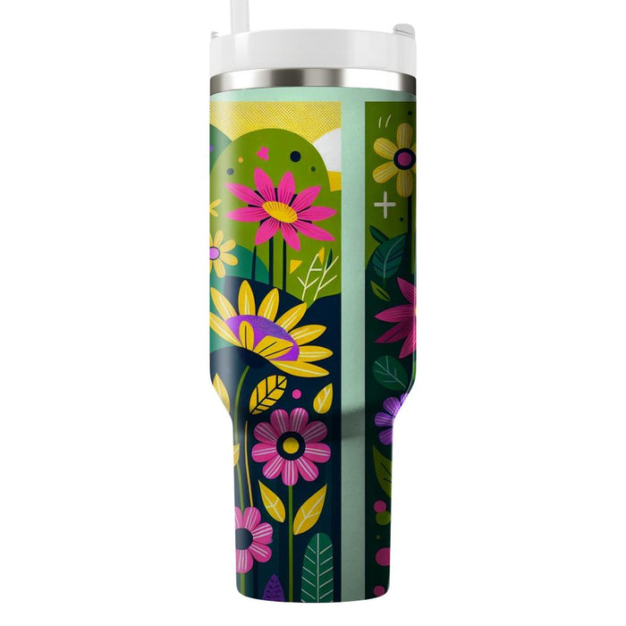 Wild Flower  Unique Tumblers