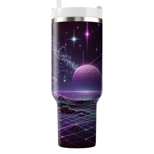 Galactic Synthwave  Unique Tumblers