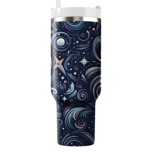 Galaxy Swirl Delight  Travel Tumblers