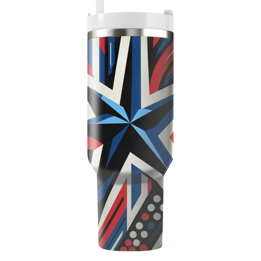 Groovy Stars And Stripes Unique Tumblers