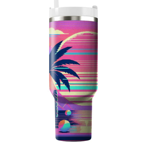 Vaporwave Vibrance  Custom Tumblers