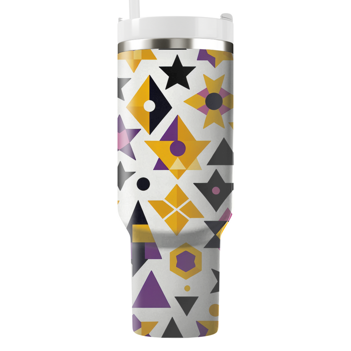 Geometric Star Array Custom Tumblers