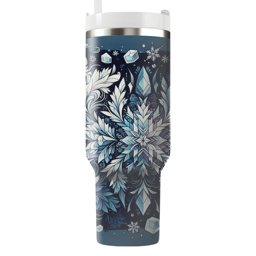 Winter Ice Crystal  Tumbler Cups