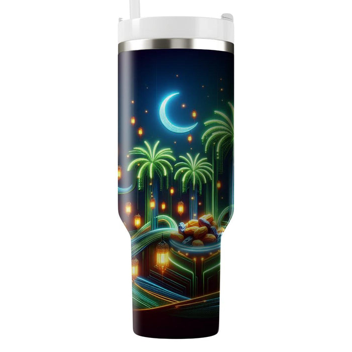 Futuristic Oasis - A New Age Ramadan  Decorative Tumblers