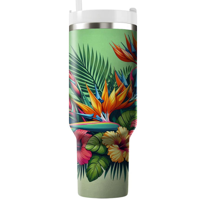 Blooming Tropical Garden  Unique Tumblers