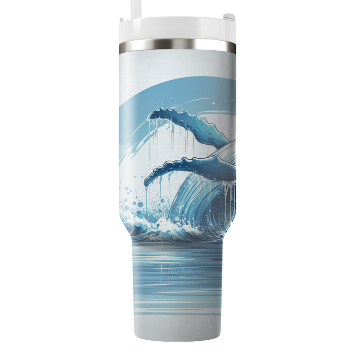 Gentle Whale Splash  Tumbler Cups