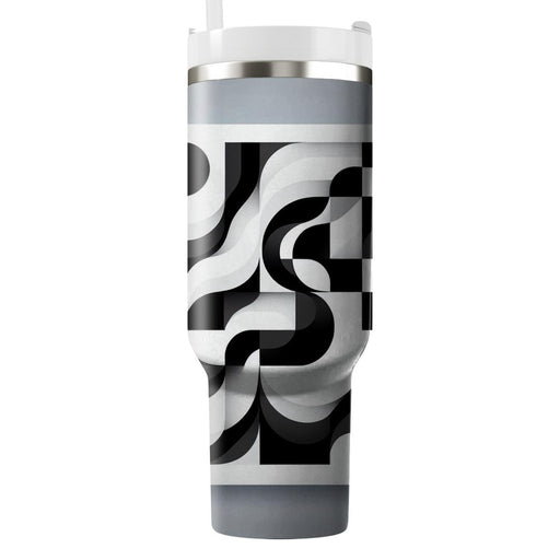 Modern Checkerboard  Travel Tumblers