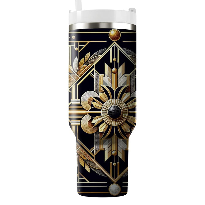 Art Deco Elegance  Tumblers With Lids