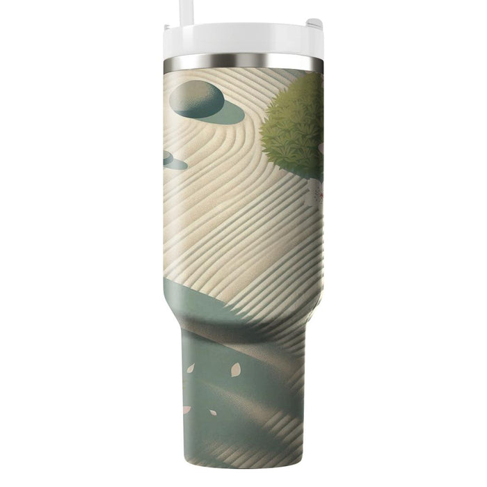 Spring Zen Garden  Decorative Tumblers