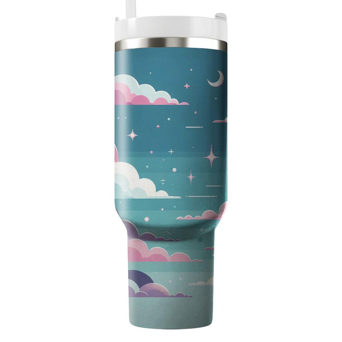 Whimsical Cloud Dreams  Decorative Tumblers