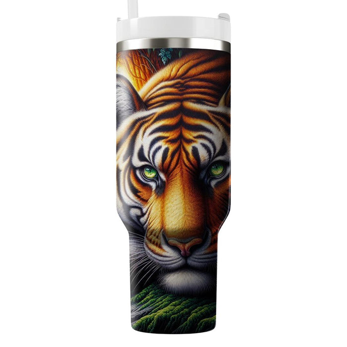 Vivid Tiger Jungle  Custom Tumblers