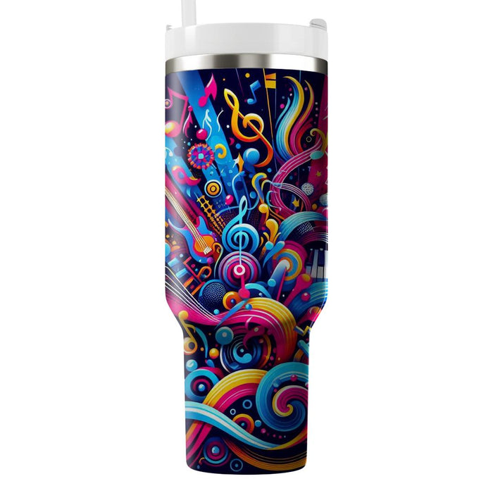 Vibrant Echoes - Festival Of Music  Decorative Tumblers